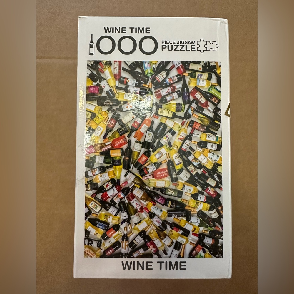 Wine Time 1000 Pc Jigsaw Puzzle 27 x 19 Inch Complete